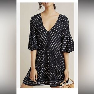 Anthropologie Faithfull the Brand floral dress Mini Sundress size 8 euc